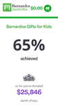 Mobile Screenshot of barnardos.simplygiving.com.au